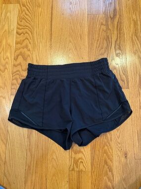 Lululemon Black Hotty Hot Shorts